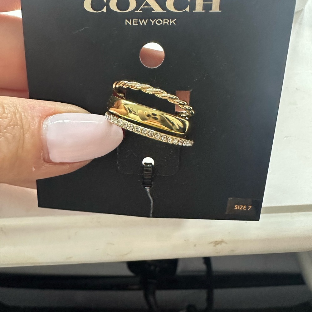 Coach stackable rings - Picture 3 of 4